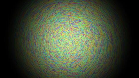2D Colorful Splash Style Fiber