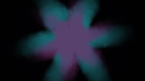 Abstract 2D Radial Liquid Splash