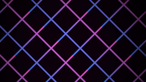 Abstract Animated Isometric Grid Seamless