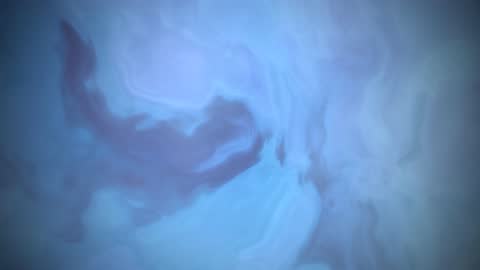 Abstract Blue Acrylic Ink Diffusion