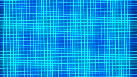 Abstract Blue Tech Grid Flow