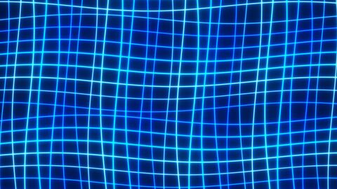 Abstract Blue Tech Grid Motion