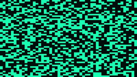 Abstract Cellular Automata Animation Digital