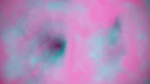 Abstract Colorful Neon Powder Flow