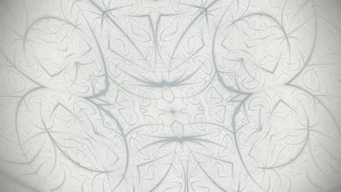 Abstract Crystal Fiber Patterns on