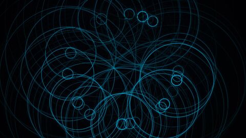 Abstract Dark Ethereal Ripples and