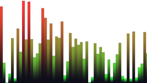 Abstract Digital Waveform Looping Audio