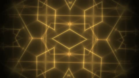 Abstract Elegant Golden Lines Motion
