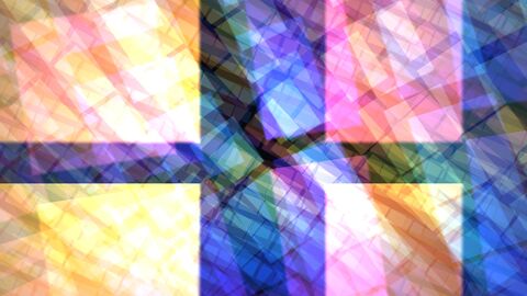 Abstract Fractal City Blocks Background