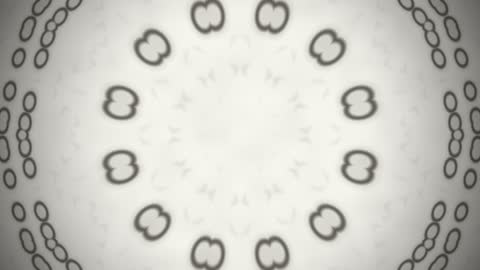 Abstract Geometric Ink Mandala on