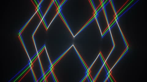 Abstract Glass Dispersion Prism Light