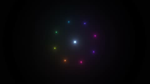 Abstract Global Celebration Particles Background