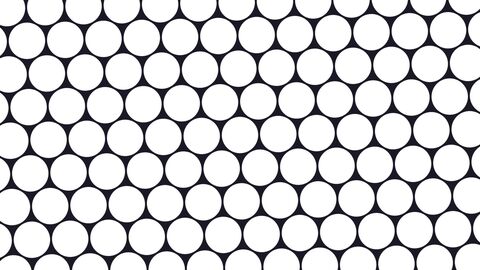 Abstract Honeycomb Grid Loop Futuristic