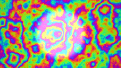 Abstract Iridescent Soap Bubble Film