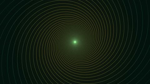 Abstract Mathematical Fibonacci Golden Spiral