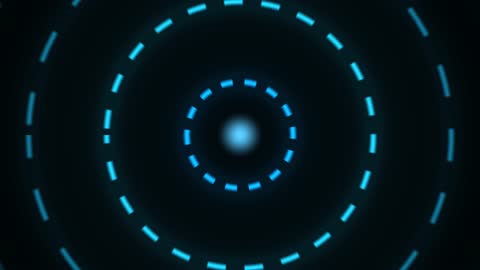 Abstract Midnight Pulse Waves Horizontal