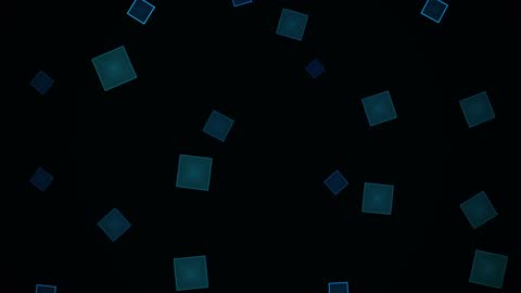 Abstract Neon Crystal Shards Horizontal