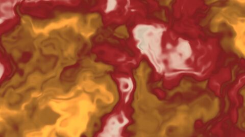 Abstract Organic Liquid Marble Flow