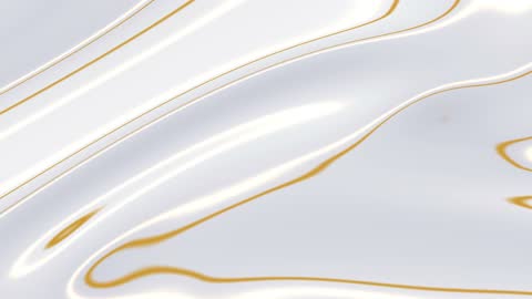Abstract Organic Liquid Marble Gold
