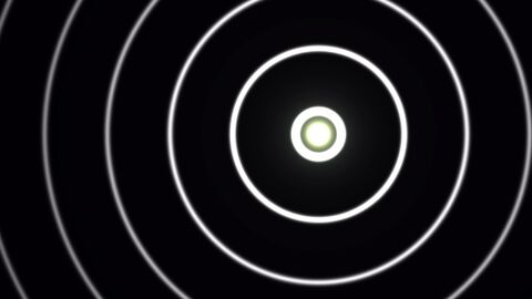 Abstract Sci Fi Lens Flare
