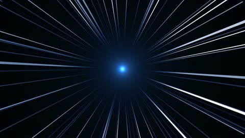 Abstract Sci Fi Warp Speed