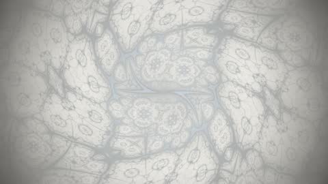 Abstract Silver Filigree Lines on