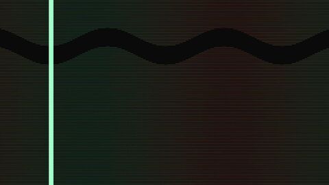 Abstract Sound Wave Radio Signal