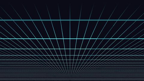 Abstract Space Grid Holographic Projection