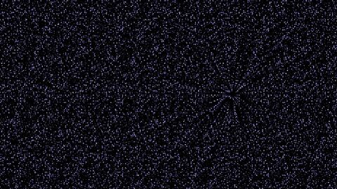 Abstract Starfield Flight Loop Futuristic