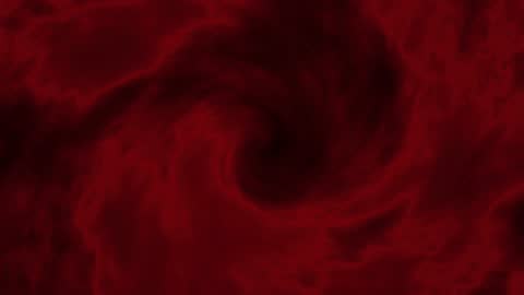 Abstract Void Singularity Blood Red