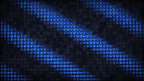 Animated Carbon Fiber Mesh with