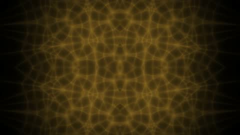 Antique Golden Filigree Key Fractal