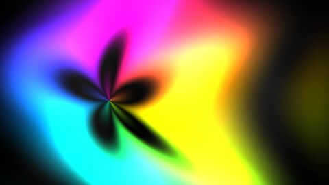 Arcade Rainbow Warp Flow Horizontal