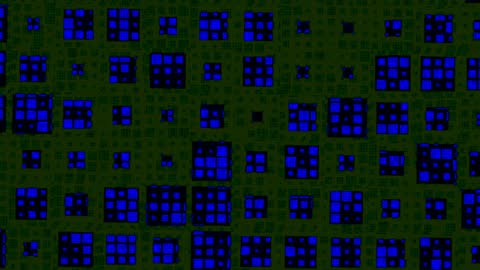 Architectural Constructive Grid Fractal Background