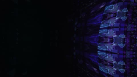 Balanced Modern Abstract Digital Crystal