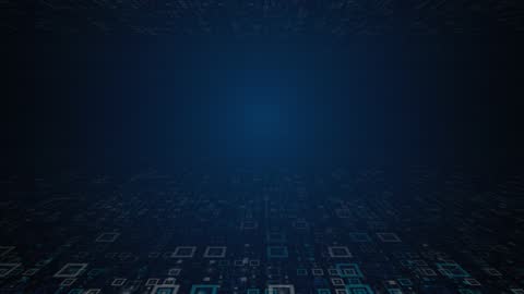 Binary Data Tunnel Centered Abstract
