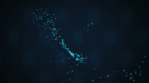 Bioluminescent Abyssal Voxel Stream Horizontal
