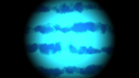 Bioluminescent Ocean Waves Abstract Flowing