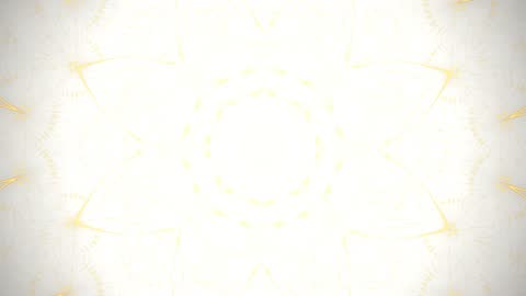 Blooming Golden Geometric Petals on