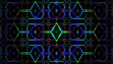 Bold Cyan Hexagon Fortress Background