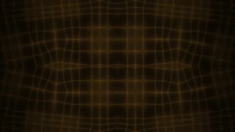 Celestial Golden Mechanical Fractal Background
