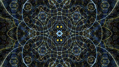 Celestial Neon Fractal Star Explosion