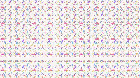 Colorful Confetti Drift Abstract Background