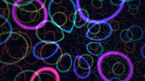 Colorful Deep Fractal Tunnel Background