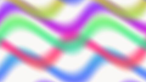 Colorful Floating Ribbon Abstract Background