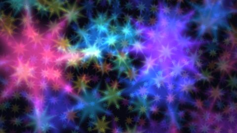 Colorful Fractal Petal Lattice Background