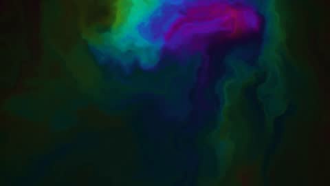 Colorful Ink Swirling Underwater Background