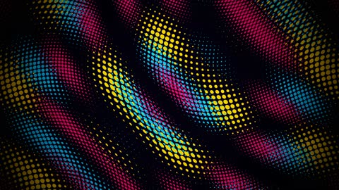 Colorful Retro Pop Art Halftone