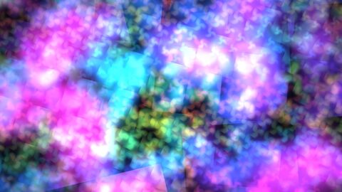 Colorful Spiral Fractal Bloom Background