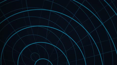 Concentric Circular Ripple Horizon Layout